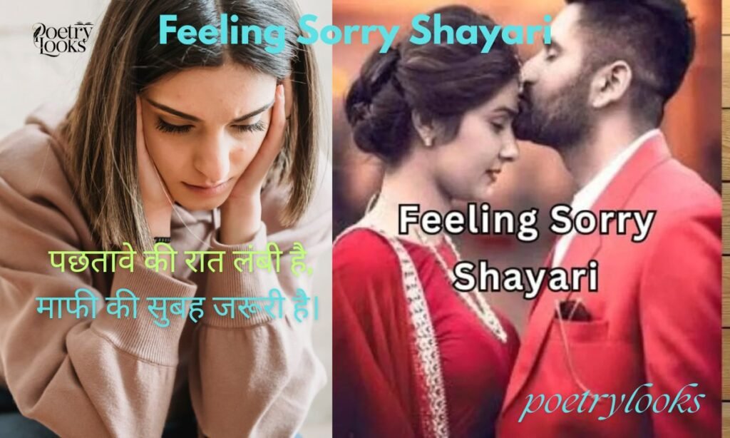 Feeling Sorry Shayari