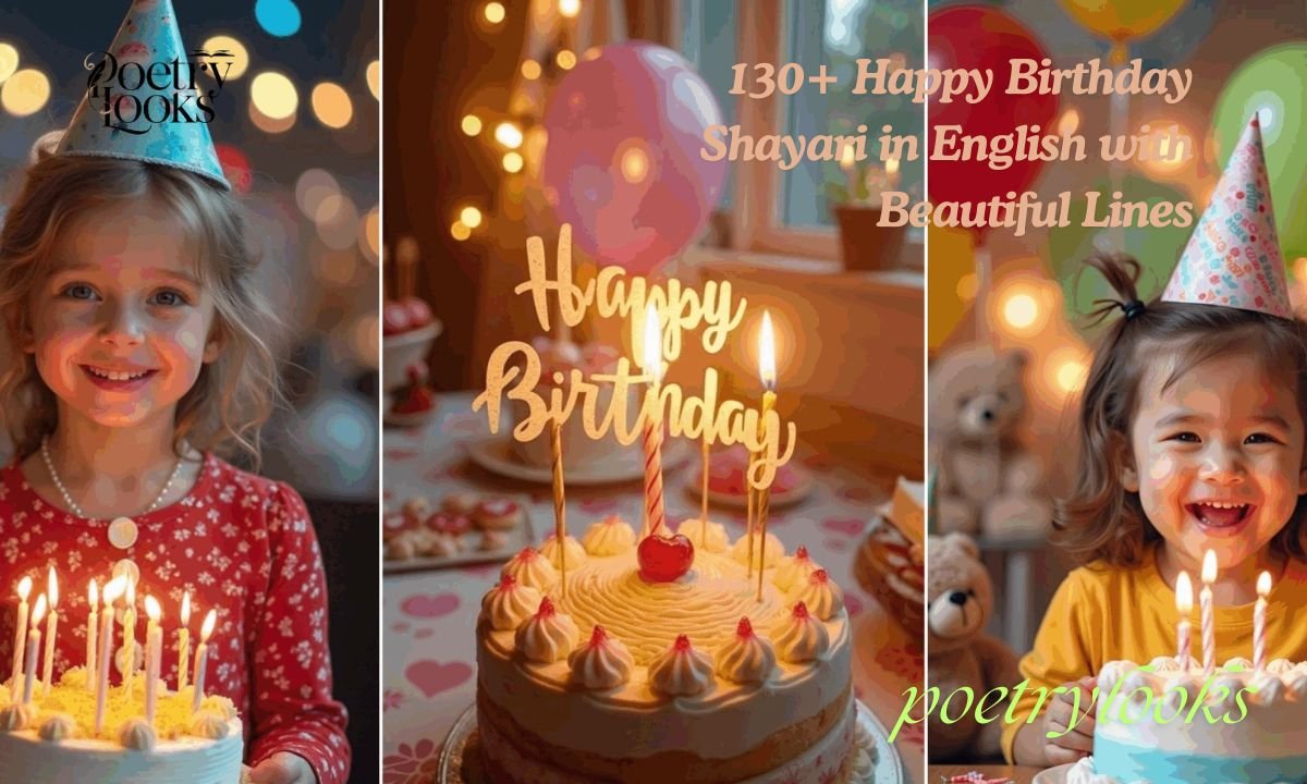 130+ Happy Birthday Shayari in English with Beautiful Lines